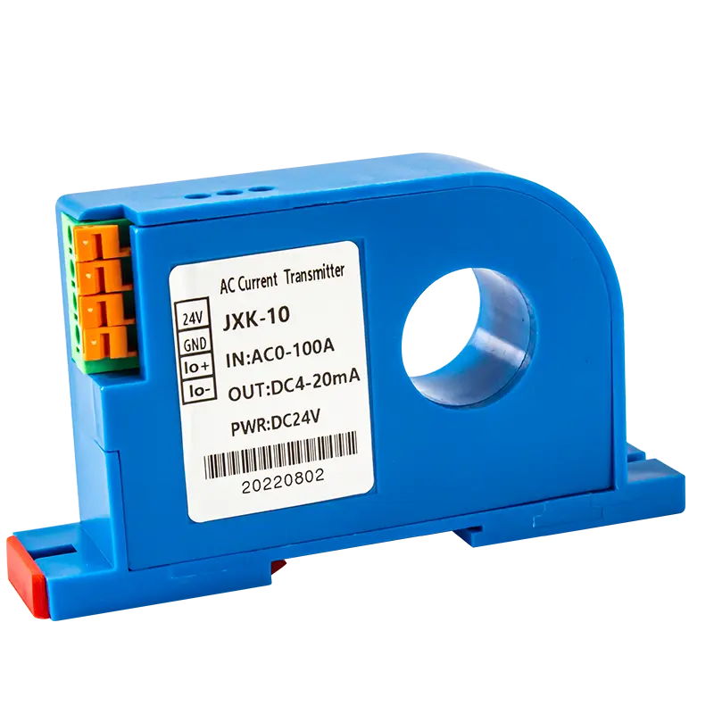 AC/DC Current Transmitter 5A 10A 50A 100A Current Converter Transmitter 4-20mA 0-10V RS485 Current Transducer