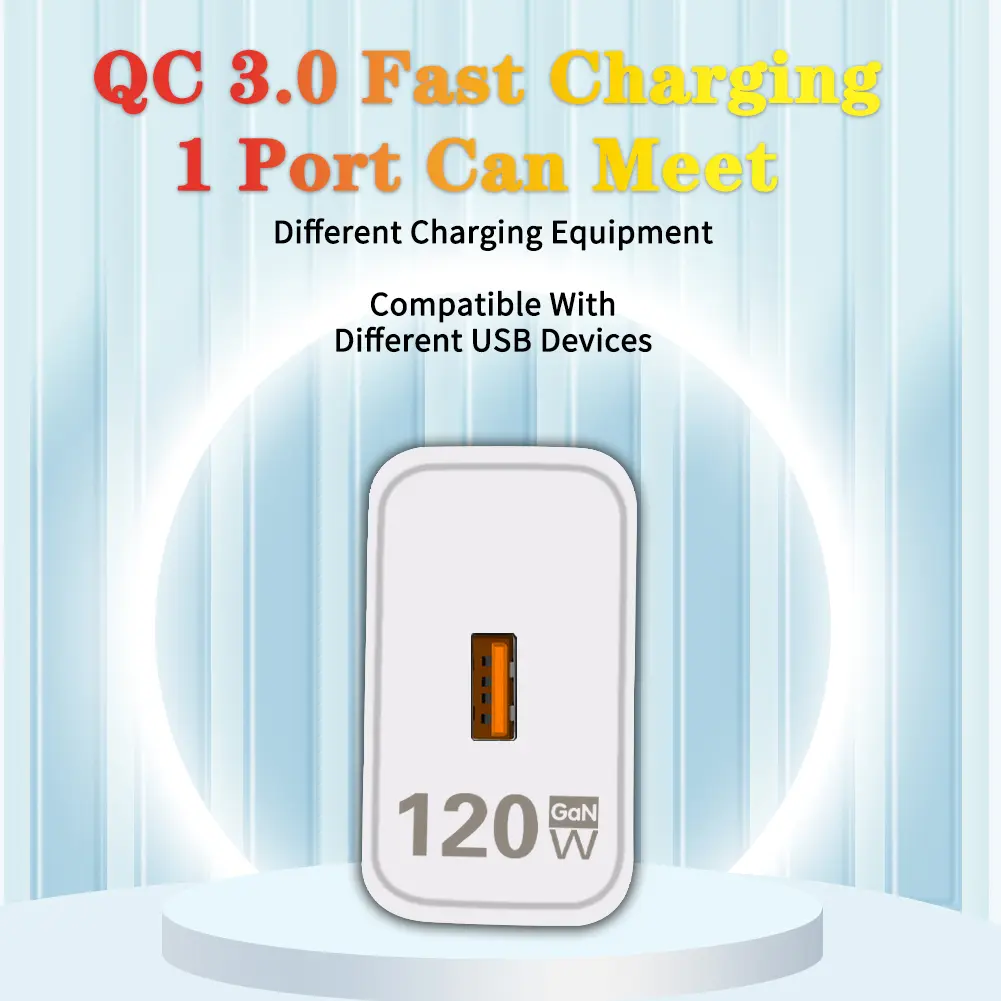 120W PD USB Charger Fast Charging For XIoami 14 Ultra Mobile Phone Charger Quick Charge For iPhone 13 14 Samsung Galaxy S22 S23