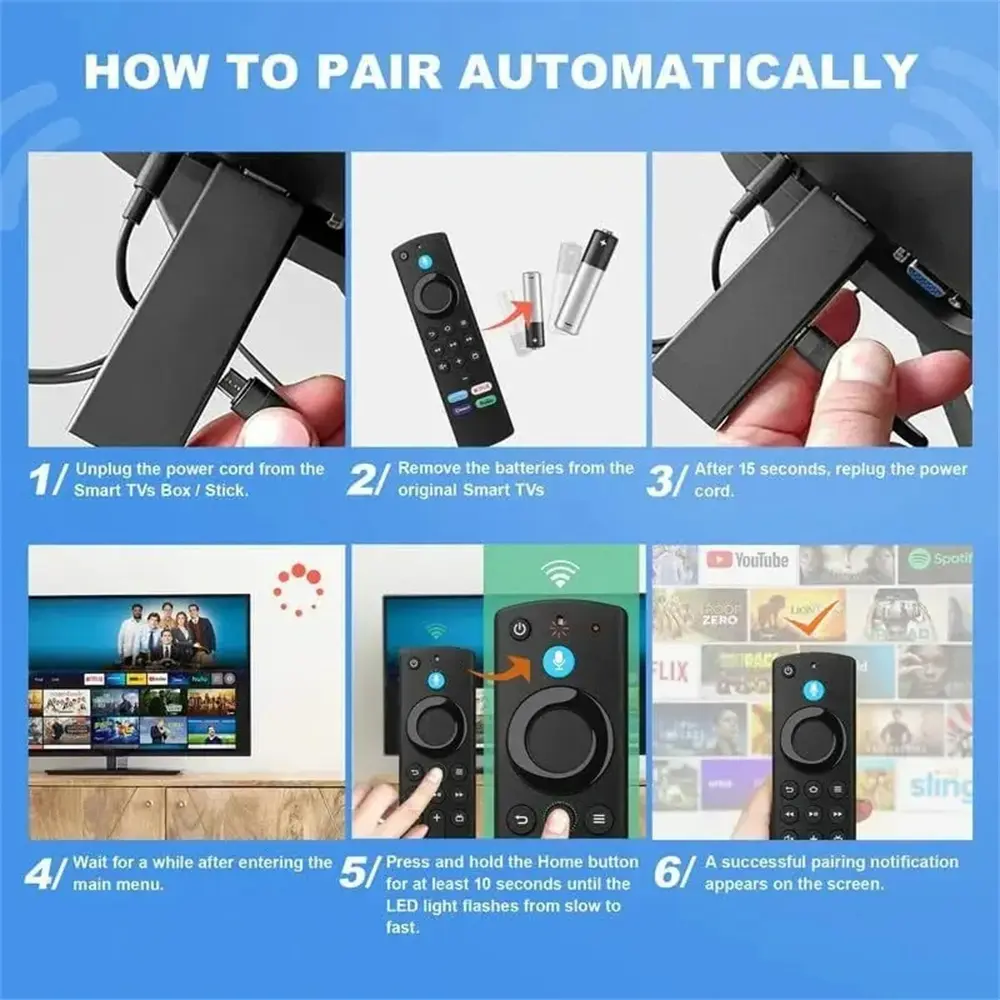 Replacement Voice Remote Control L5B83G for Amazon Fire TV Stick 3rd/2nd Gen Fire TV Cube 1st/2nd Gen Fire TV Stick Lite 4K