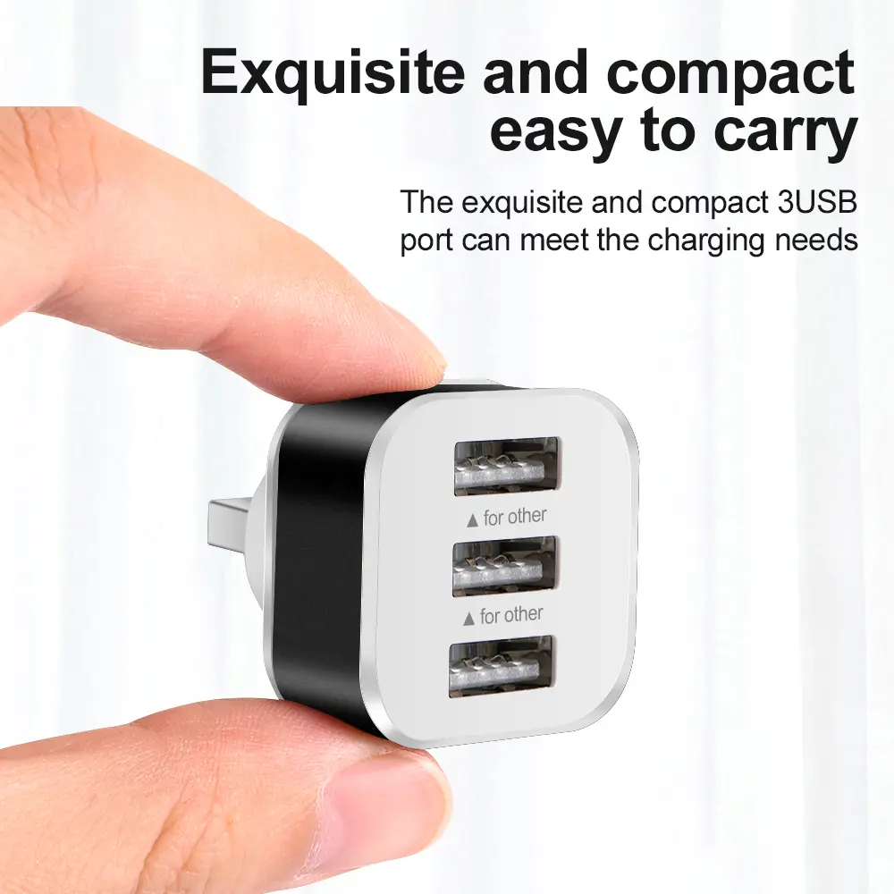 USB 3.0 HUB Fast Charge 3 Ports USB Extender Adapter Port Splitter For PC Macbook Laptop Accessories Quick Charge