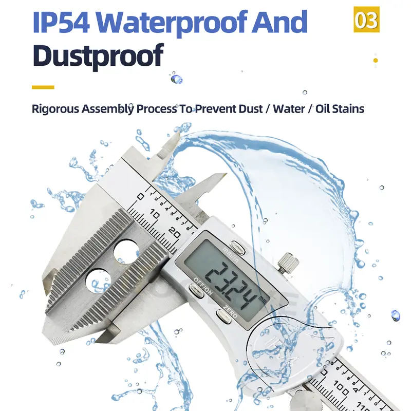 IP54 Calipers Stainless Steel Digital Pachymeter Caliber Measuring Tools Carpenter Tools Electronic Caliper Metal Vernier Ruler
