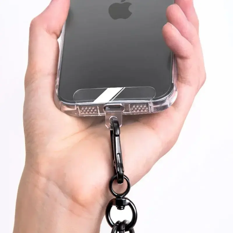 1/3/5Pcs Transparent Mobile Phone Anti-lost Lanyard Card Gasket Universal Detachable Phone Hanging Cord Strap Patch Tether Pad
