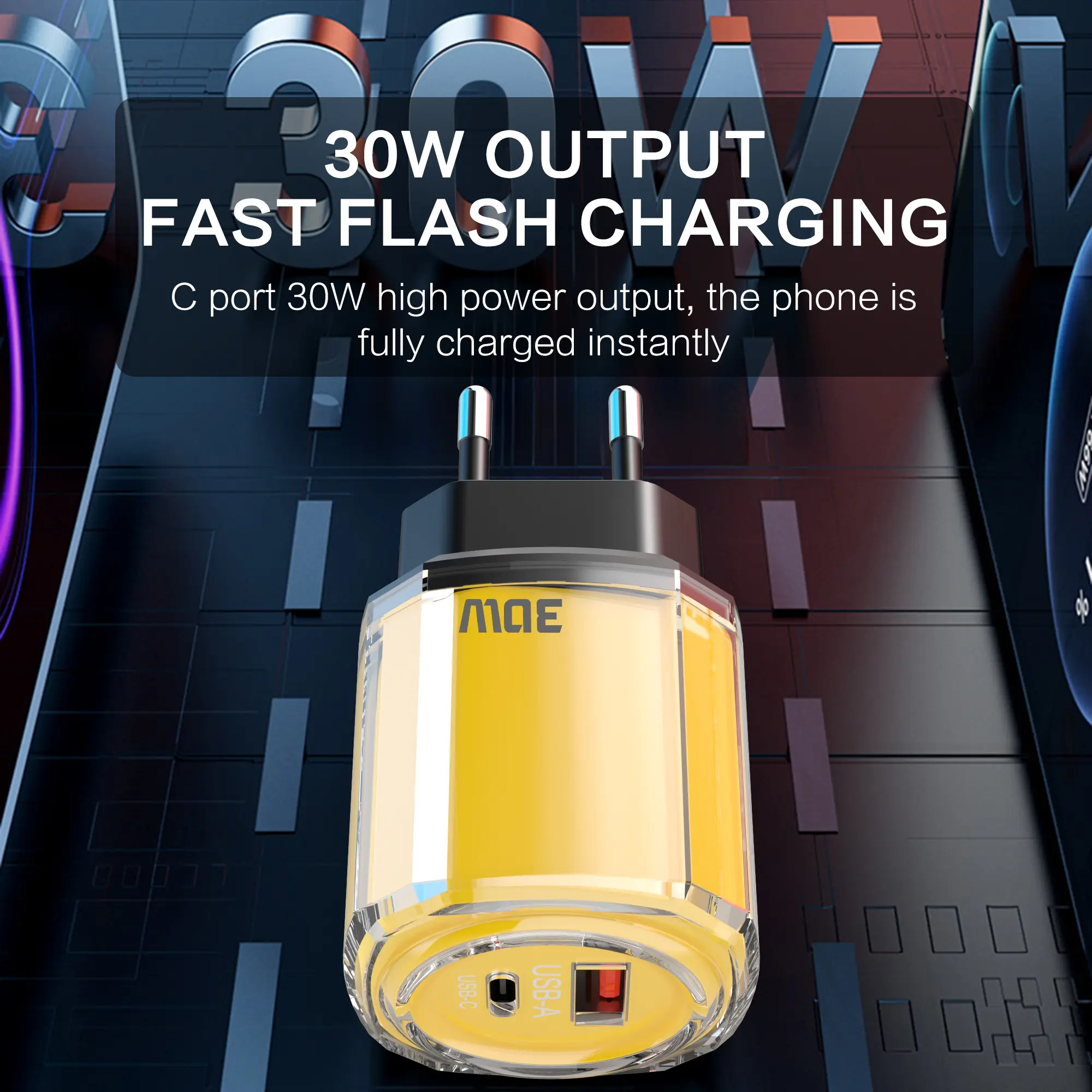 USB Type C Charger Fast Charging PD Mobile Phone Charge Adapter For iPhone Samsung Xiaomi Huawei Quick Charge 3.0 Wall Charger