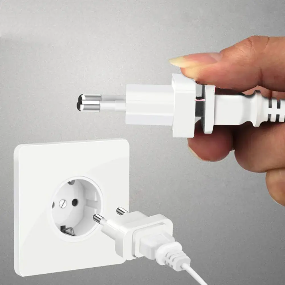 EU Plug Adapter Travel Converter Adapter American China US To EU Plug Euro Plug Electrical Adapter AC Electrical Socket Outlet