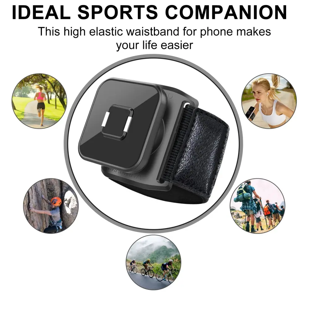 Universal Wrist Strap Mobile Phone Holder Sports Running Arm Strap Smartphone Stand Removable Rotating Outdoor Arm Phone Holder