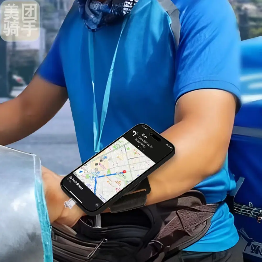 Magnetic Portable Wrist Strap Phone Holder Sports Outdoor Running Cycling Arm Strap Phone Stand Magsafe Arm Mobile Phone Holder