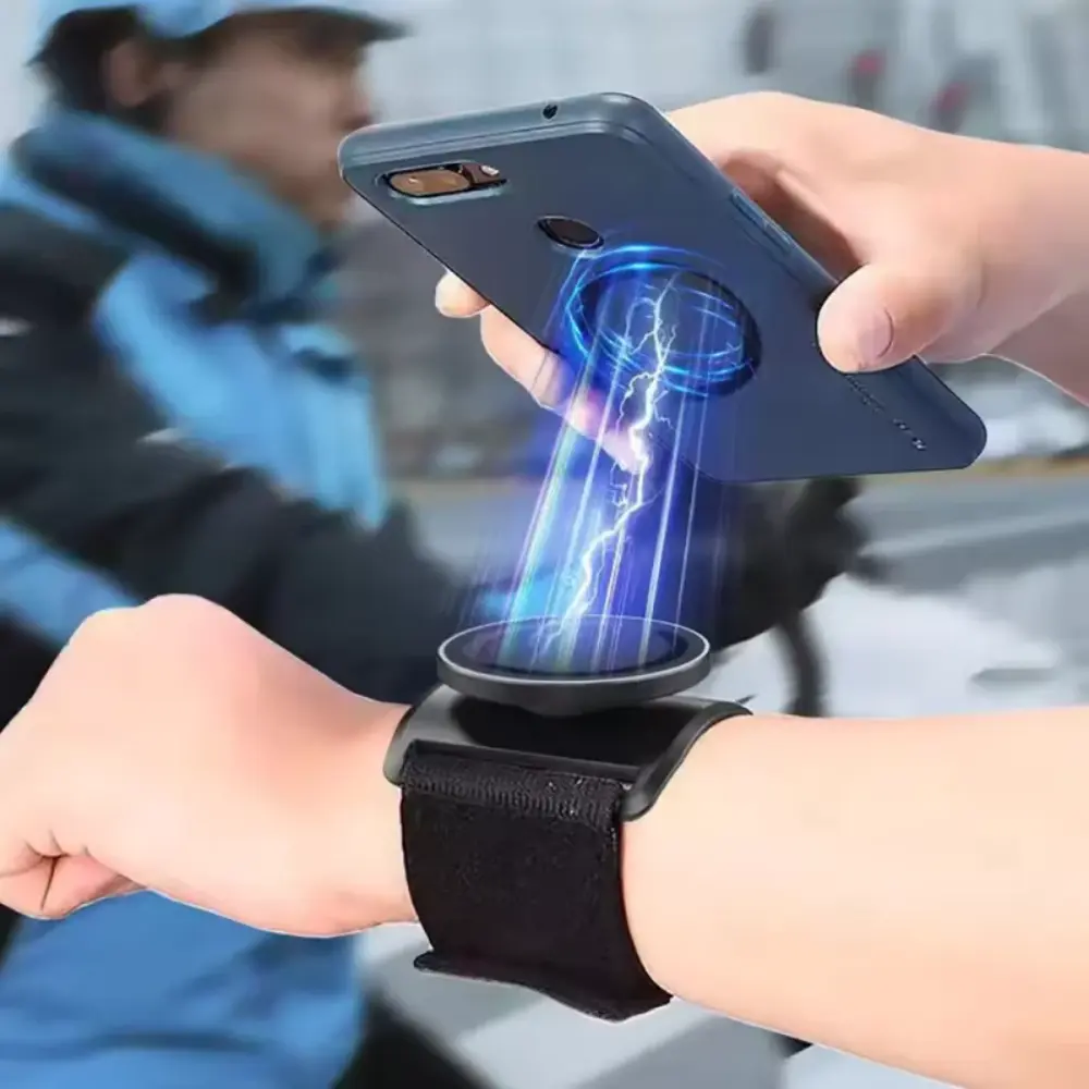 Magnetic Portable Wrist Strap Phone Holder Sports Outdoor Running Cycling Arm Strap Phone Stand Magsafe Arm Mobile Phone Holder