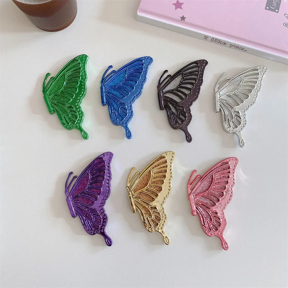 New Butterfly Magnetic Finger Ring Holder For iPhone 15 14 13 12 11 Plus Pro Max X XR 7 Girl Bracket Smartphone Accessorie