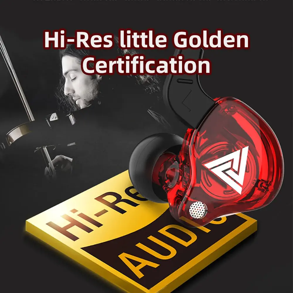 HiFi Wired Earphones 35MM in Ear with Microphone Original Copper Driver Sport Headphones Bass Stereo Music Earbuds