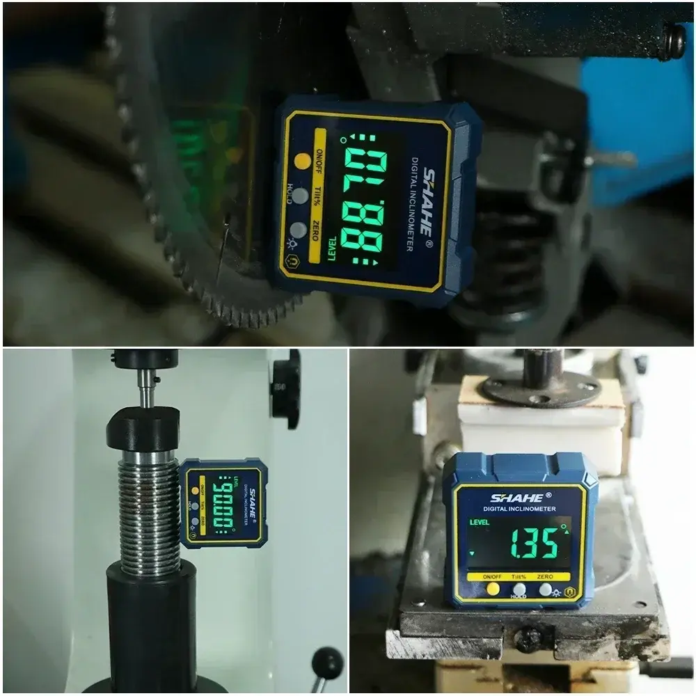 SHAHE Magnetic Digital Electronic Level and Angle Finder Gauge Bevel Box Angle Measurement Tool