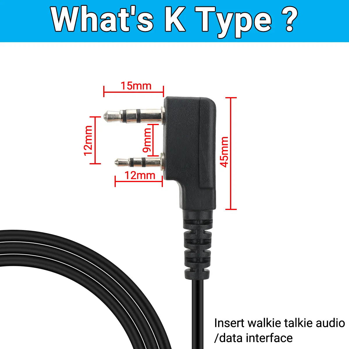 Baofeng DM-1701 USB Programming Cable For DM-1801 DM-1702 DM-5R AR26 Dual Time Slot DMR Digtal Radio Walkie Talkie Drive Free