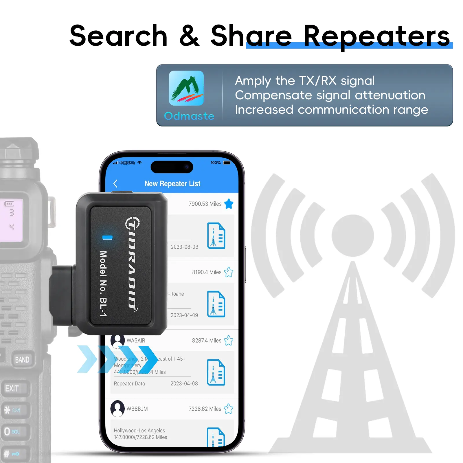 Walkie Talkie Wireless Programmer Phone APP Programming Multiple Model No Driver Issue Wireless Cable Ham Radio