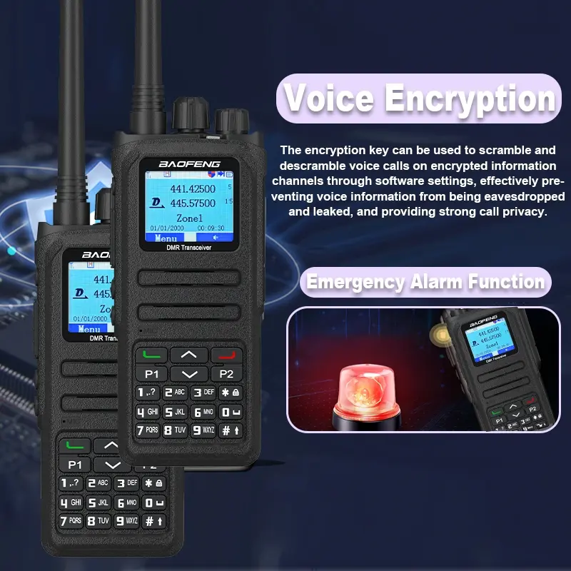 DM-1701A Upgrade Open GD77 Baofeng DMR Digital DM-1701 Walkie Talkie Longe Range Dual Mode Analog Dual Time Slot Tier 1+2 Radio