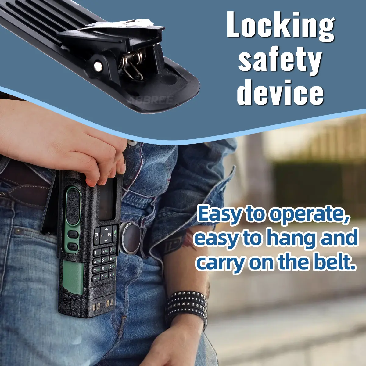 Baofeng Original UV-32 DM-32 Walkie Talkie Belt Clip Hoster Case UV32 Belt Holster Belt Holder Case For DM32 Two Way Ham Radio