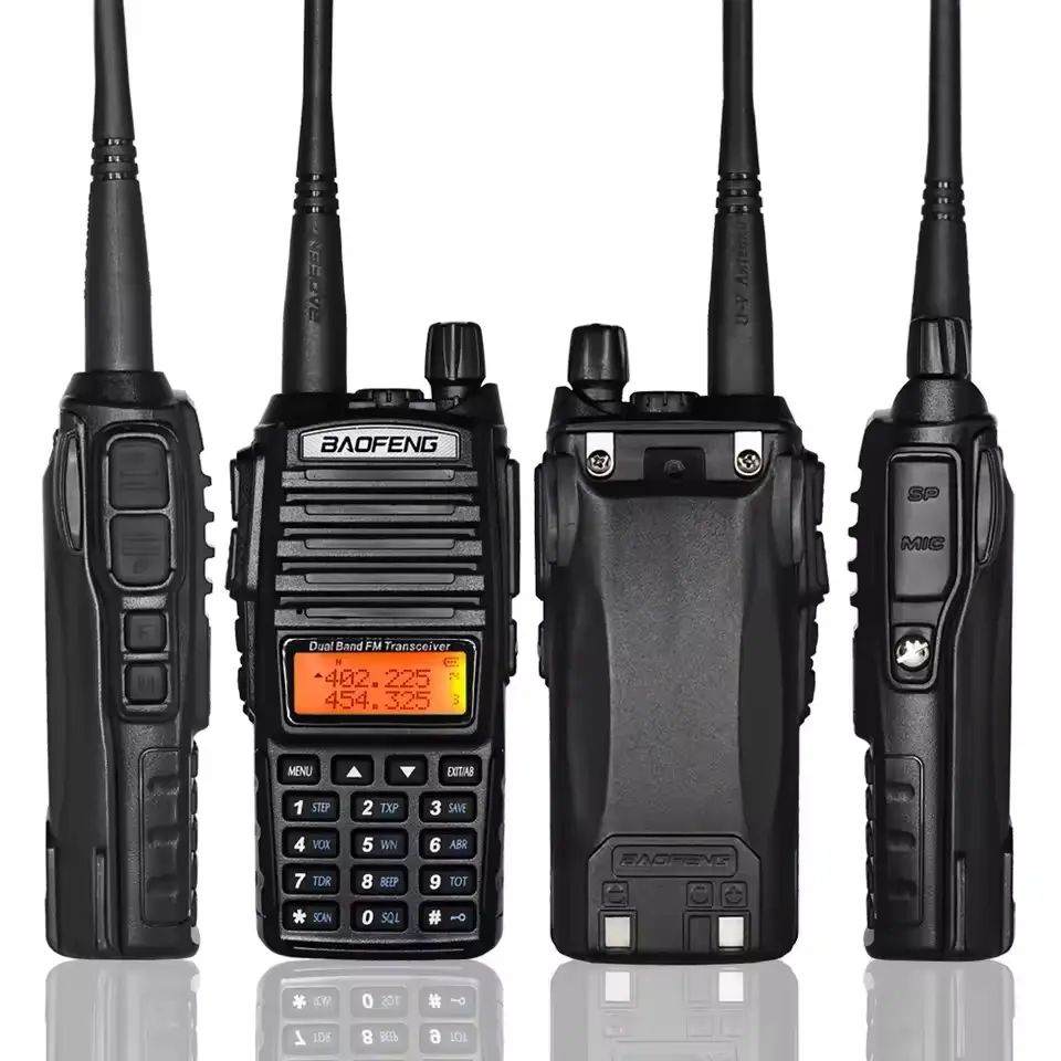 High Power 5W/8W Baofeng UV-82 Walkie Talkie Uv82 Dual Band Vhf/Uhf Fm 10Km Long Range Emergency home contact for power outage