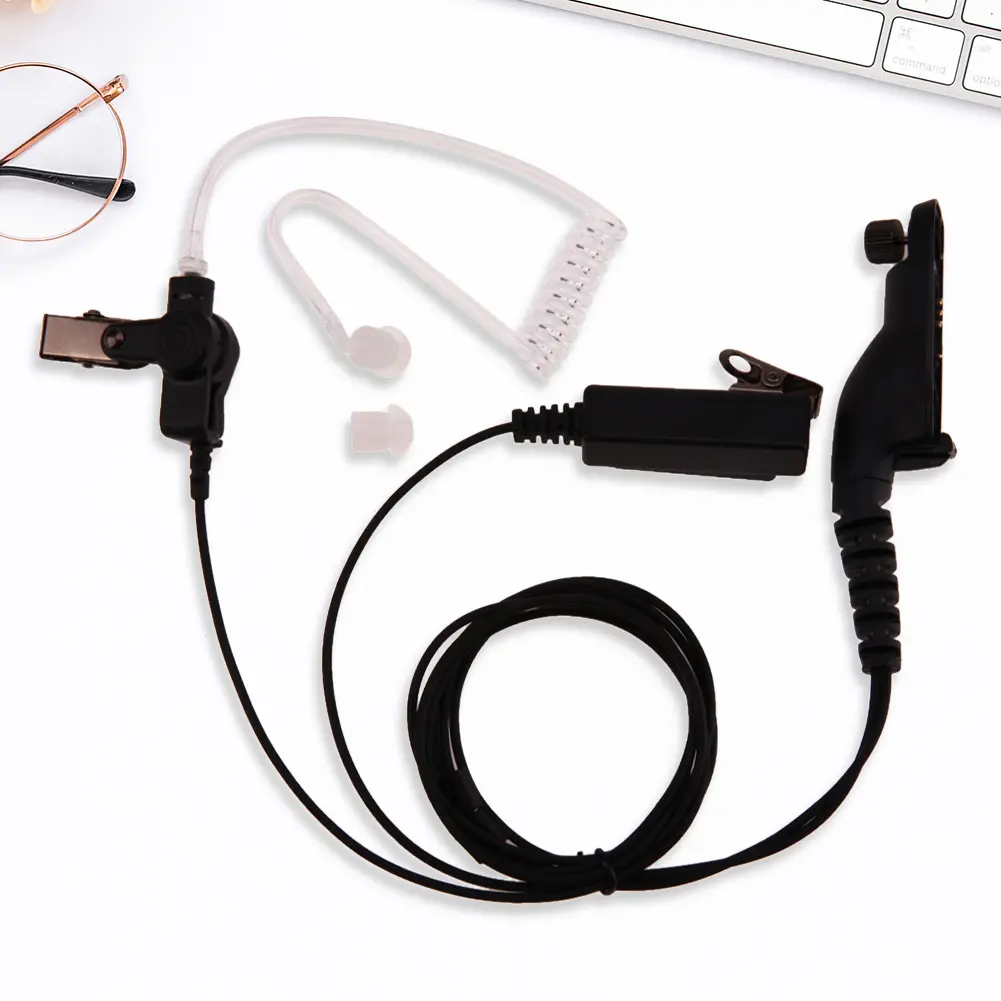 Air Acoustic Tube Earpiece PTT Mic Headset for Motorola XiR P8668 P8268 P8260 P8268 P8620 P8628 APX Series 2000 4000 6000 7000