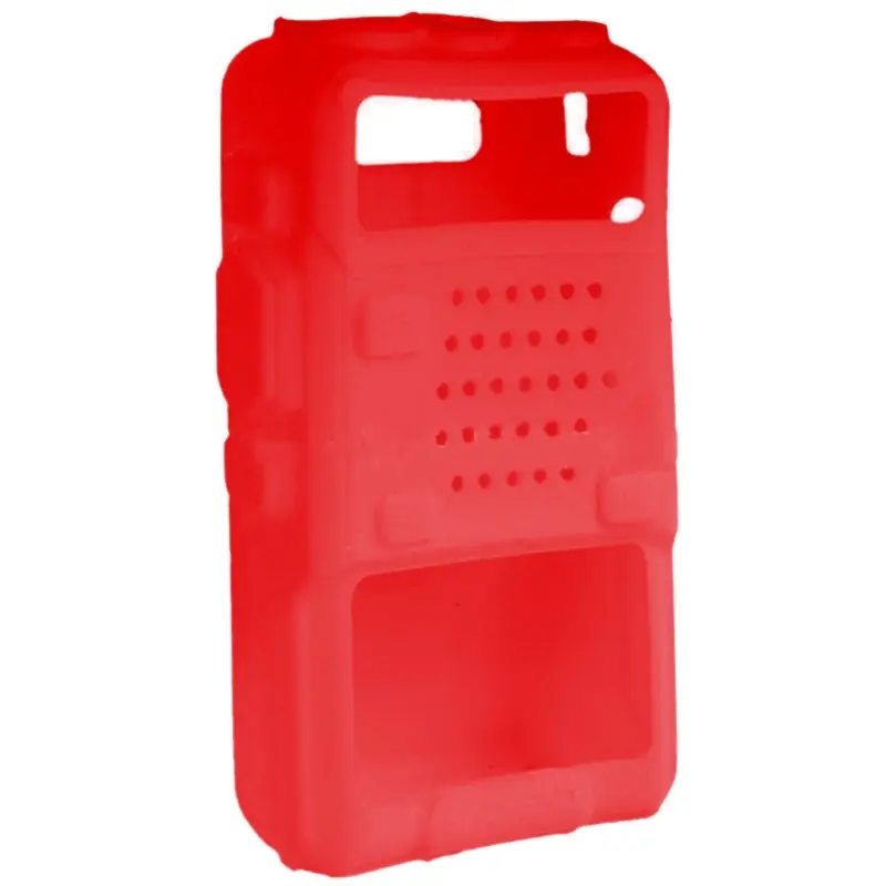 Silicone Rubber Cover-Bumper UV-5R Case For Two Way Radio UV-5RB UV-5REPlus BF-F8+UV-985 TH-F8 Walkie-Talkie Accessories