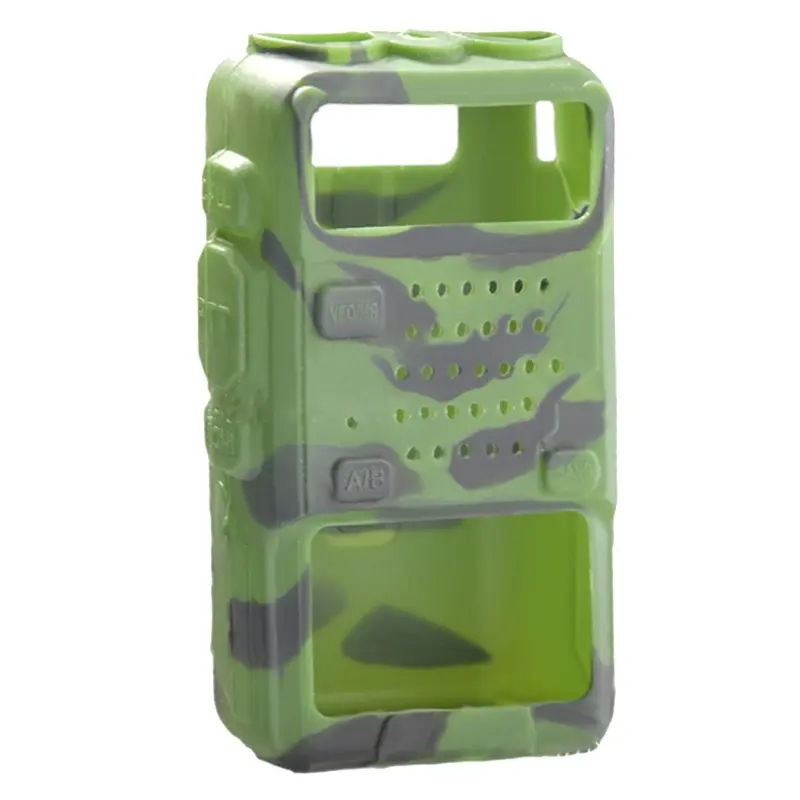 Silicone Rubber Cover-Bumper UV-5R Case For Two Way Radio UV-5RB UV-5REPlus BF-F8+UV-985 TH-F8 Walkie-Talkie Accessories