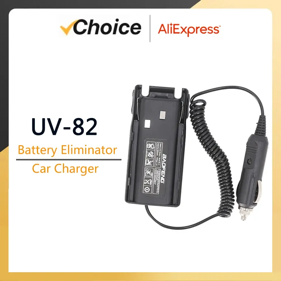 Battery Eliminator For Quansheng UV-K5 Baofeng UV-5R UV-82 BF-888S Car Charger Walkie Talkie UV-K6 UV-K58 UV-K5(8) 5R PLUS UV5R