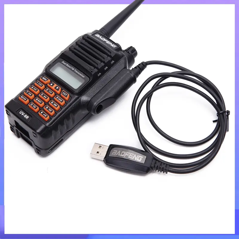 Boafeng  UV-9R PRO V2 USB Programming Cable  UV68 Pro Max V2 Program Cable For UV-S22 Pro V2 UV-98 UV-9G UV-9RPLUS Walkie Talkie