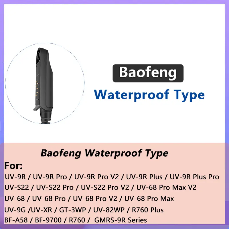 Boafeng  UV-9R PRO V2 USB Programming Cable  UV68 Pro Max V2 Program Cable For UV-S22 Pro V2 UV-98 UV-9G UV-9RPLUS Walkie Talkie