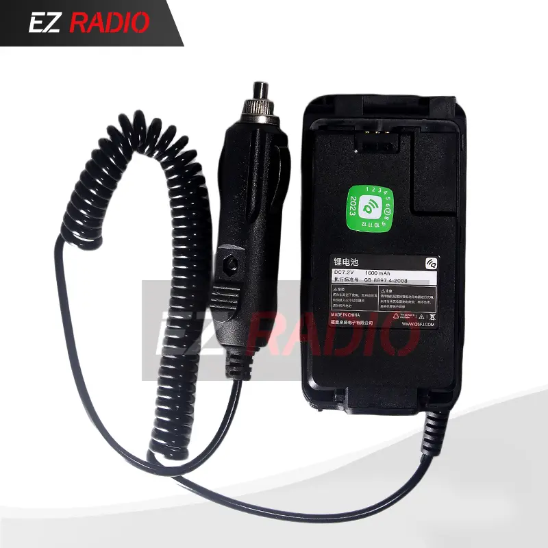 Quansheng UV-K58 Battery Eliminator DC 12V Input Voltage Car Charger Walkie Talkie For UV-K6 UV-5RPlus Two Way Radio Accessories