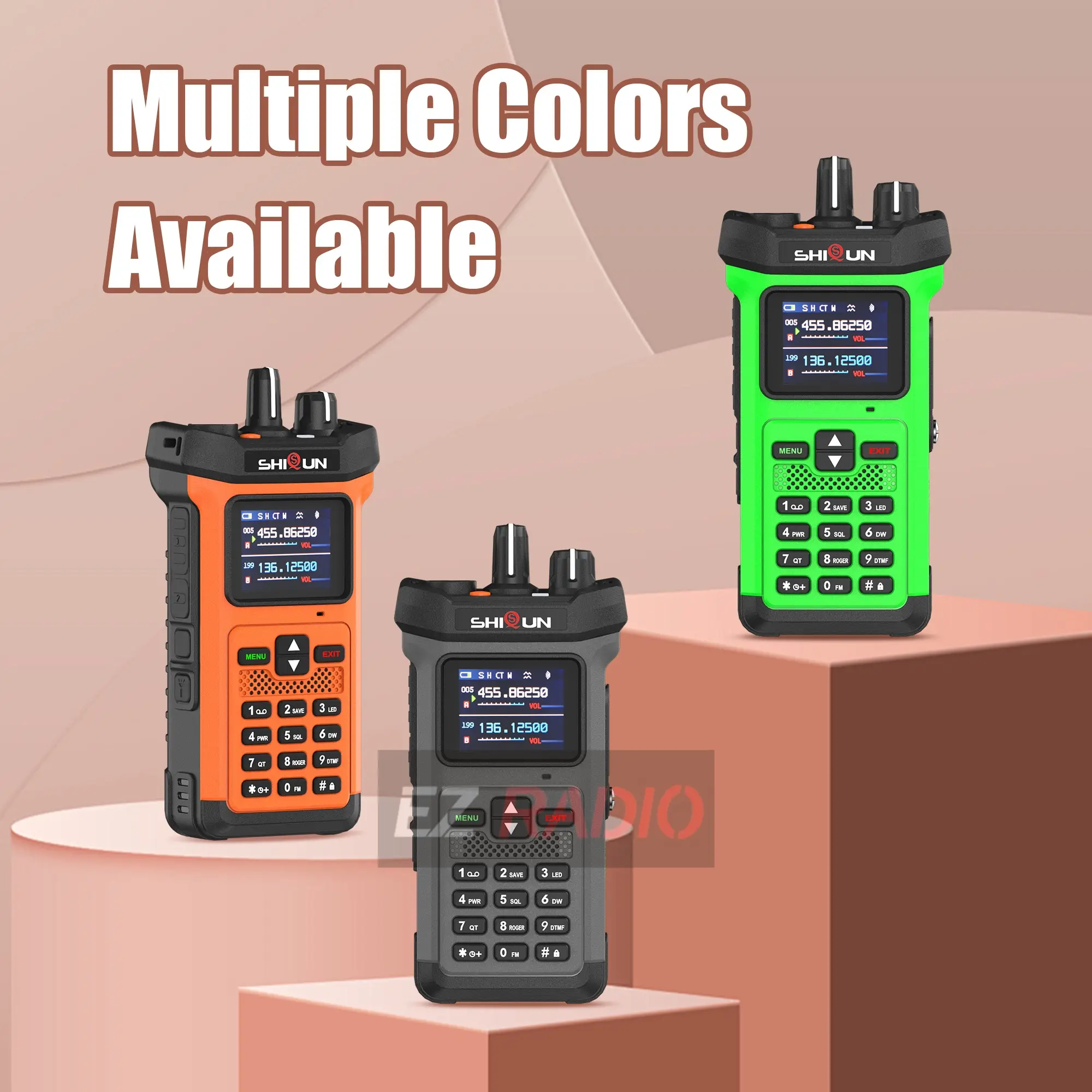 SQ-8500 20W Walkie Talkie Dual-Purpose Power Bank Strobe Lights Type-C Super Power IP54 Waterproof Two Way Radios 무전기 For Hiking