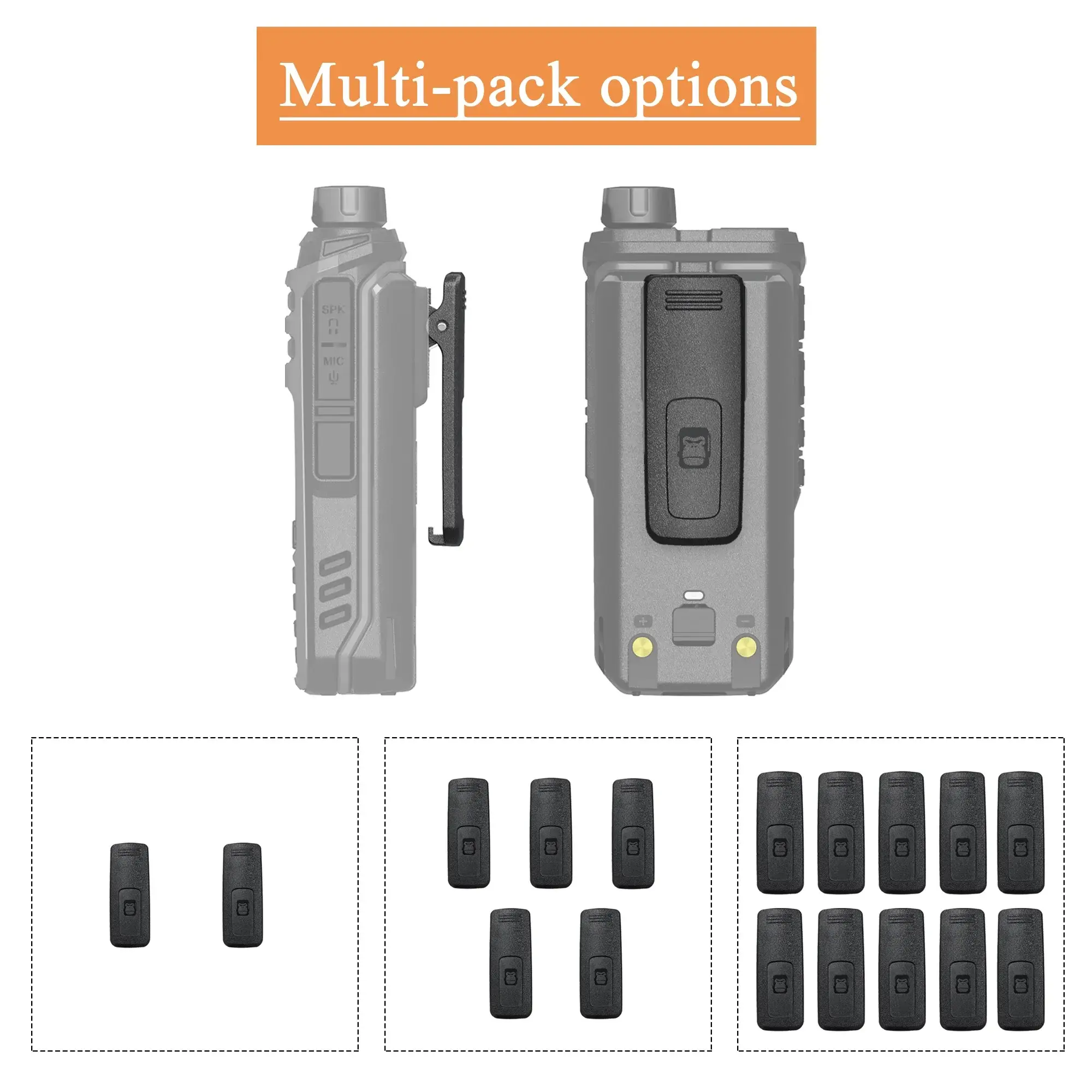 Quansheng TK11 8 Walkie Talkie Belt Clip Hoster TK11 5 Back Clip Clamp Durable Replacement Original TK11(8)(5) Radio Accessories