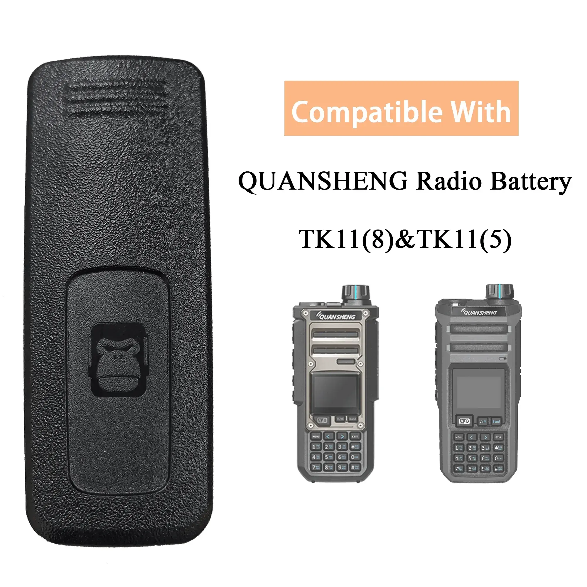 Quansheng TK11 8 Walkie Talkie Belt Clip Hoster TK11 5 Back Clip Clamp Durable Replacement Original TK11(8)(5) Radio Accessories