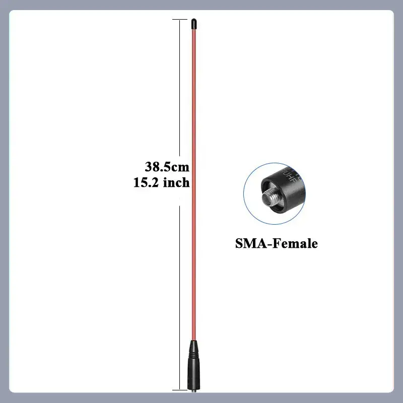 NA-771 Antenna Tri-Band VHF/UHF Antenna SMA-Female Multi-color for Baofeng Radios UV-18 Pro Max UV-17 Pro V2 UV-21 Walkie Talkie