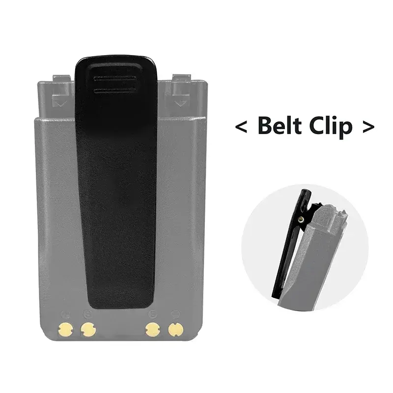 Walkie Talkie Belt Clip BP-307 BP-290 Battery BP-294 Compatible with ICOM ID-52E IP-100H IP-501H IP-503H IC705 Two Way Radios