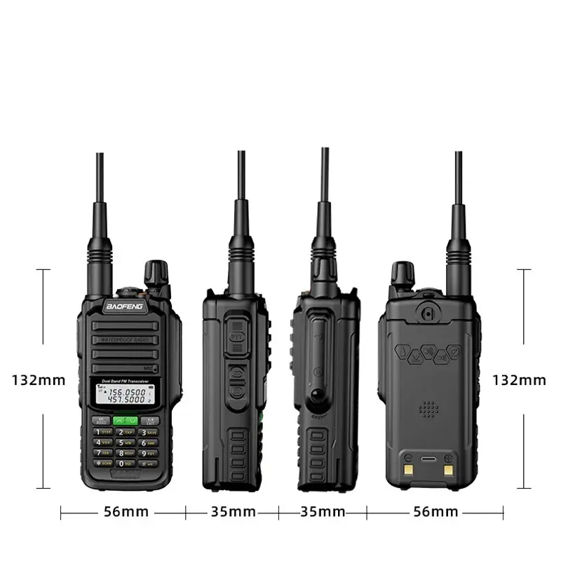 Baofeng UV-68 Pro Max V2 10W IP68 Walkie Talkie Waterproof High Power CB Ham Long Range UV-S22 Pro V2 UV-98 Pro Portable Radios