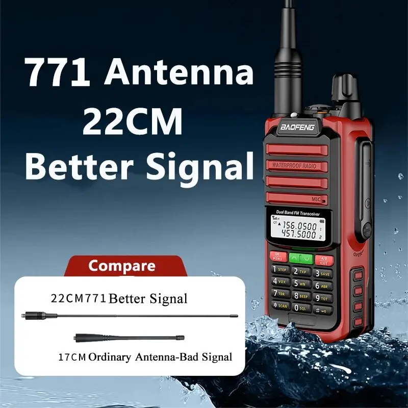 Baofeng UV-68 Pro Max V2 10W IP68 Walkie Talkie Waterproof High Power CB Ham Long Range UV-S22 Pro V2 UV-98 Pro Portable Radios