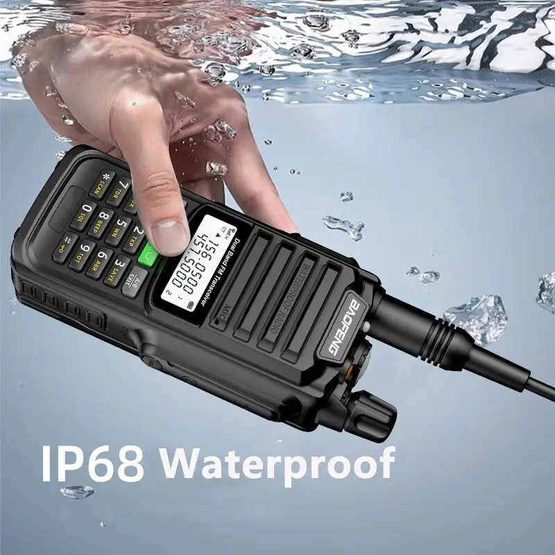 Baofeng UV-68 Pro Max V2 10W IP68 Walkie Talkie Waterproof High Power CB Ham Long Range UV-S22 Pro V2 UV-98 Pro Portable Radios