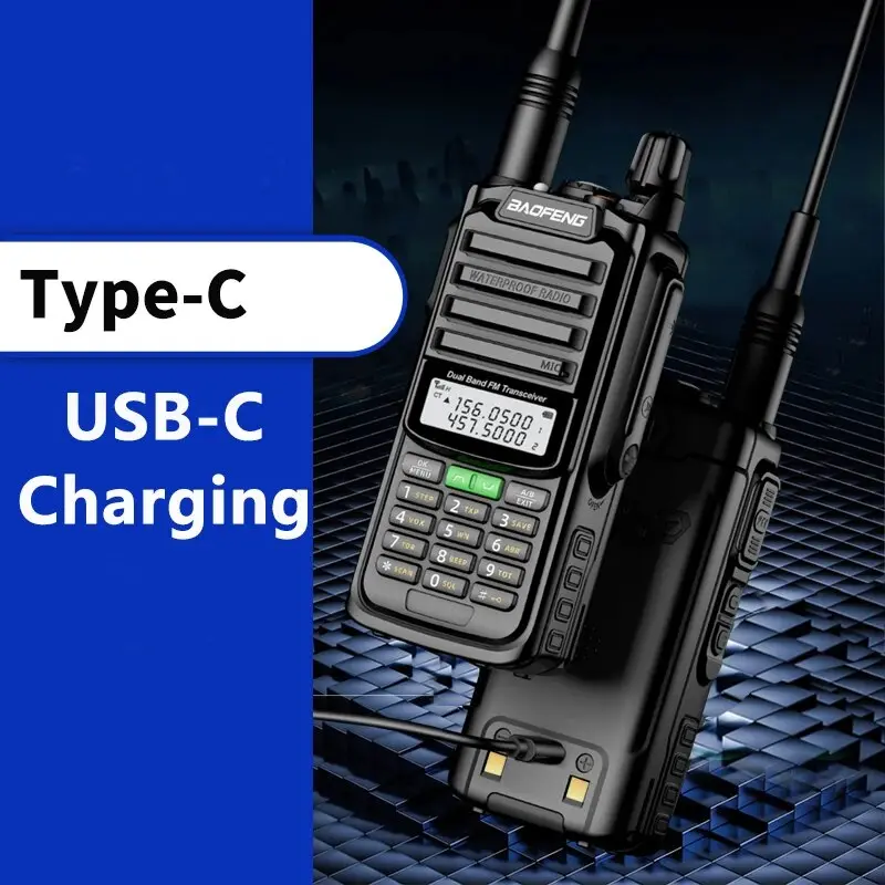 Baofeng UV-68 Pro Max V2 10W IP68 Walkie Talkie Waterproof High Power CB Ham Long Range UV-S22 Pro V2 UV-98 Pro Portable Radios