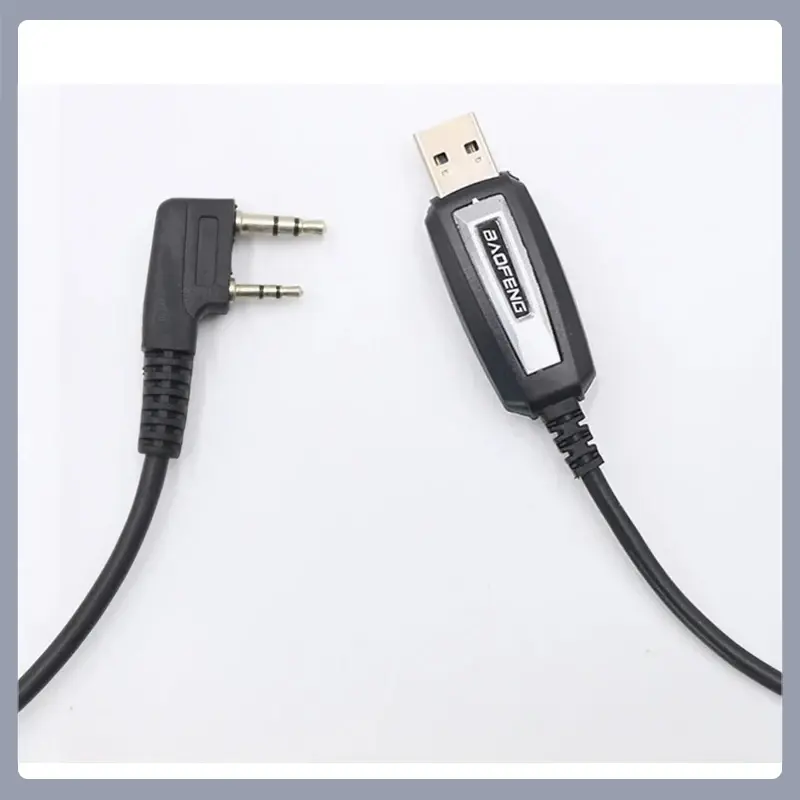 Baofeng USB Programming Cable UV-21 18Pro 17Plus V2 Quansheng UVK5 UVK6 TG-UV2 Programming Cable CD Software Radio Accessories