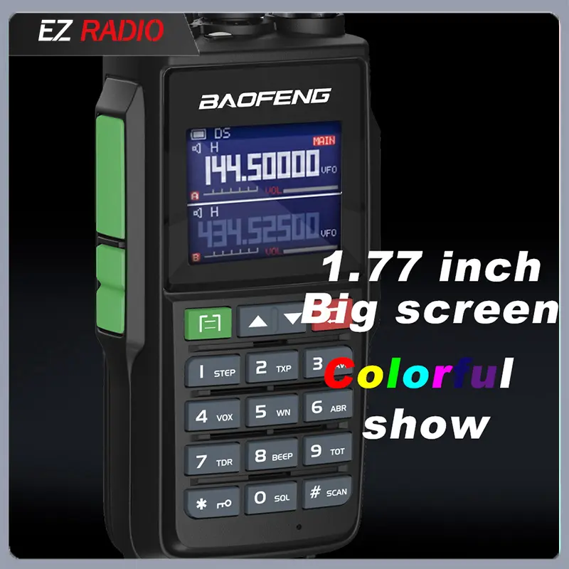 Baofeng UV-22 Pro Max Walkie Talkie with LCD TPC Charge 5-10W FM Radio 200-260MHz Long Range NOAA 999 Channels UV-22L UV-G26 Pro