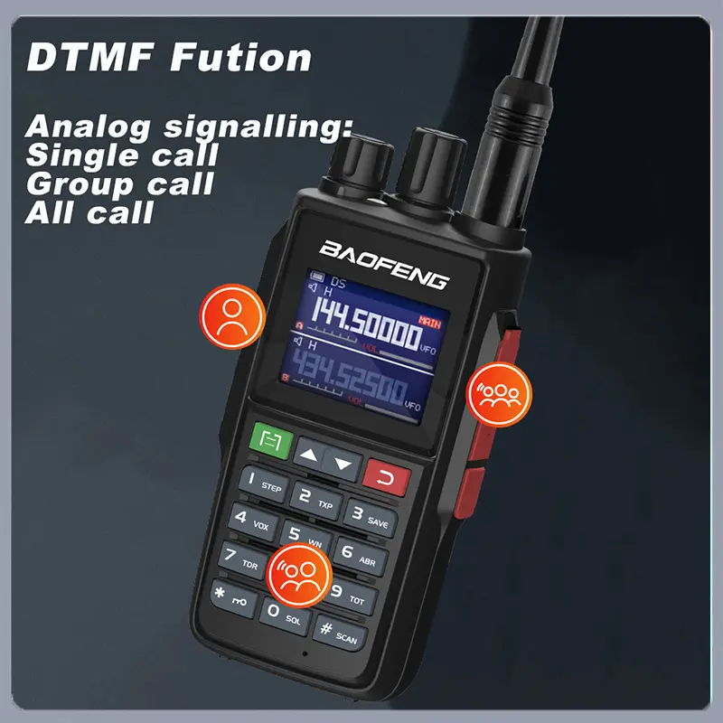 Baofeng UV-22 Pro Max Walkie Talkie with LCD TPC Charge 5-10W FM Radio 200-260MHz Long Range NOAA 999 Channels UV-22L UV-G26 Pro