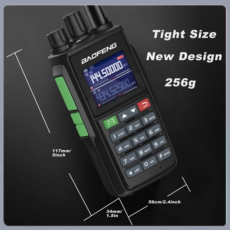 Baofeng UV-22 Pro Max Walkie Talkie with LCD TPC Charge 5-10W FM Radio 200-260MHz Long Range NOAA 999 Channels UV-22L UV-G26 Pro