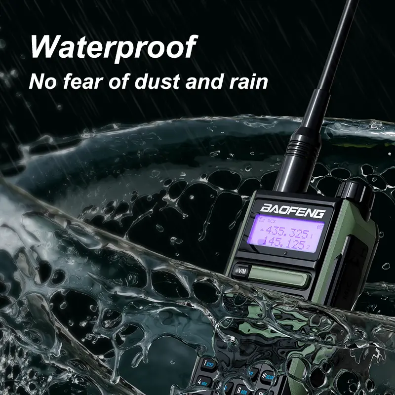 UV16 Baofeng Max Walkie Talkie Professional UV16r Ham 2 Way Radio Battery V2 Plus 10W Powerful Waterproof VHF UHF USB-C Charger