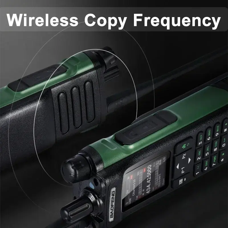 UV32 Baofeng Walkie Talkie 10W GPS Bluetooth Programm UHF VHF AM USB-C Charging Copy Frequency Long Range Updated of UV-25M 152