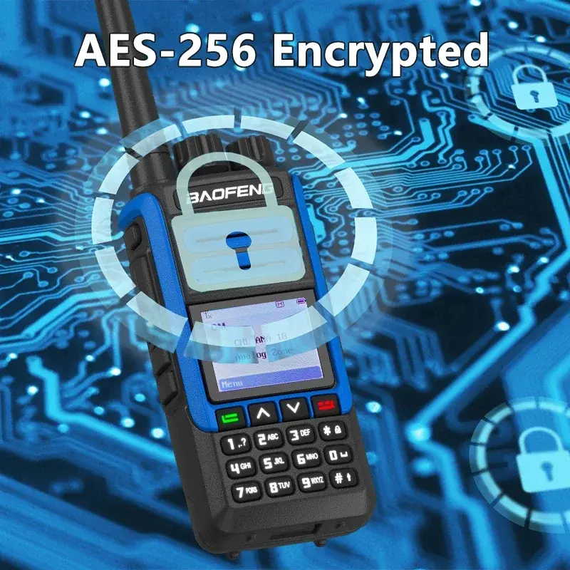 Baofeng DR-1802U AES-256 Encryption DMR Digital UHF:400-470MHz Walkie Talkie Long Range 1024 Channels  Dual Models Two Way Radio