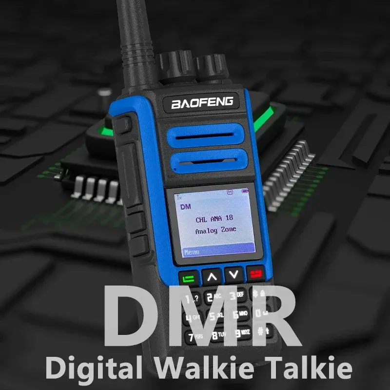 Baofeng DR-1802U AES-256 Encryption DMR Digital UHF:400-470MHz Walkie Talkie Long Range 1024 Channels  Dual Models Two Way Radio