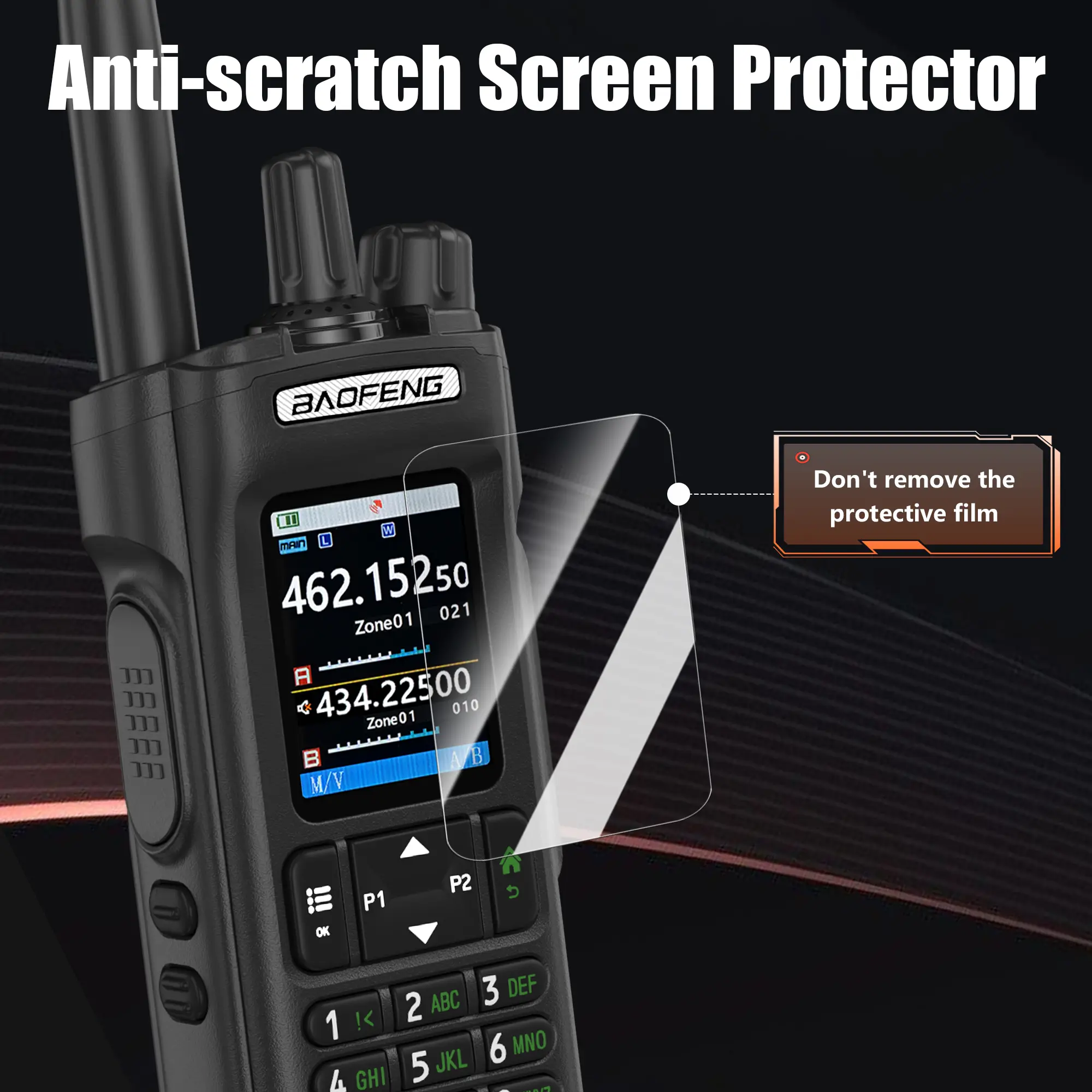 UV-32 Baofeng 10W Walkie Talkie Bluetooth Programming GPS Multi-Band Type-C Long-Range Communication CB Radio For Fishing Hiking