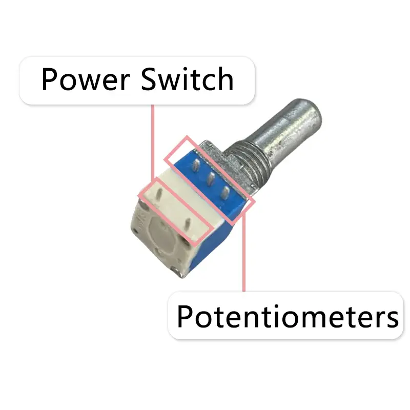 Baofeng UV-5R Walkie Talkie Volume Switch Knob Interphone Potentiometer Power Switch Interphone Accessory for UV-5RE UV-82 Radio