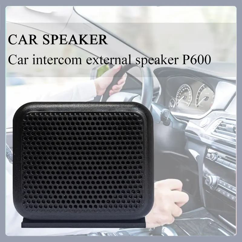 ShiQun 3.5mm P600 Car Radio External Speaker For Kenwood TM471A TYT TH-9000D Yaesu FT-1802M BaoJie BJ-318 Mobile Radio