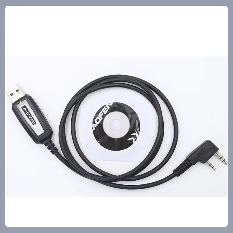 USB Programming Cable for Baofeng Original UV-18 Pro Max UV-5RH Pro Max UV-17 Quansheng UVK6 UV5R Plus Walkie Talkie Accessories