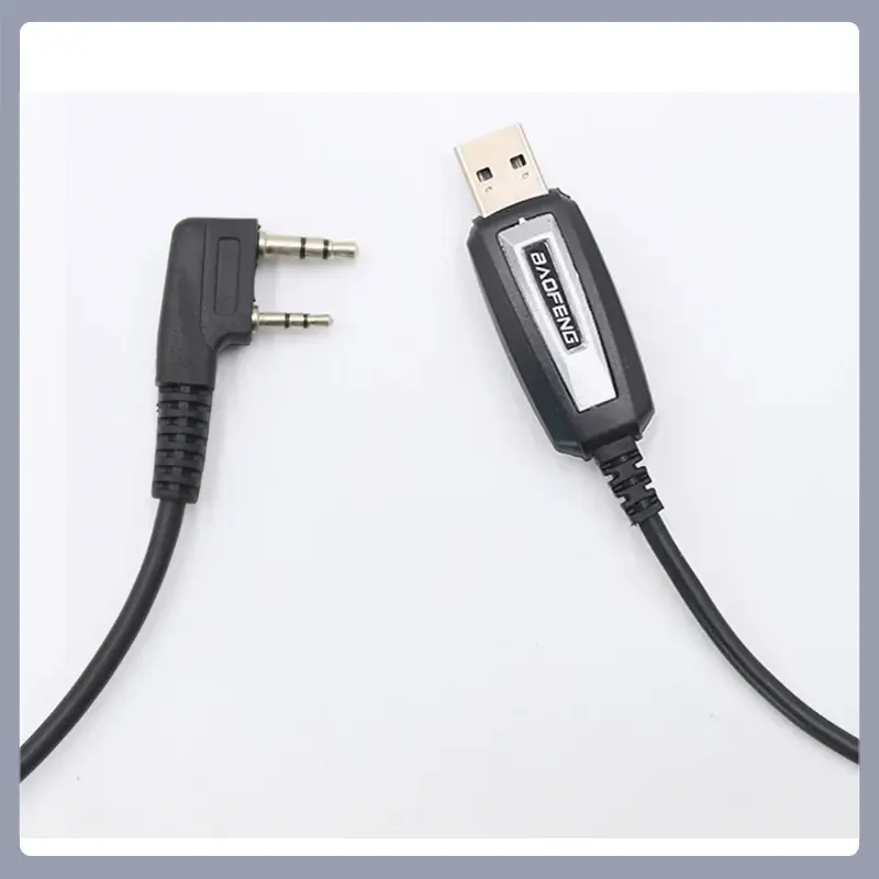 USB Programming Cable for Baofeng Original UV-18 Pro Max UV-5RH Pro Max UV-17 Quansheng UVK6 UV5R Plus Walkie Talkie Accessories