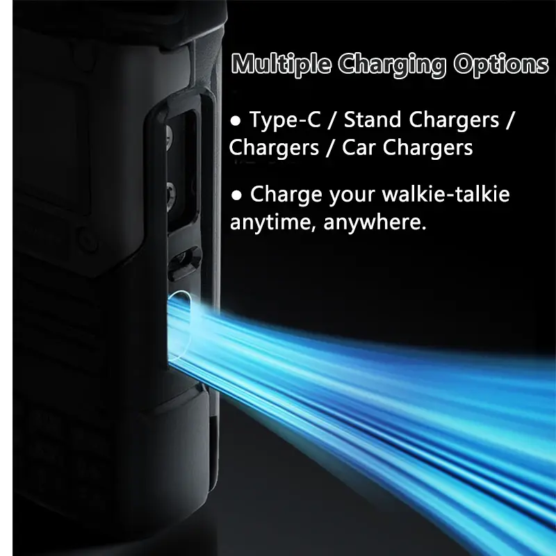 Quansheng UV-K6 Walkie Talkie 5W Air Band Radio Type C Charge UHF VHF DTMF FM Scrambler NOAA Wireless Frequency Two Way CB Radio