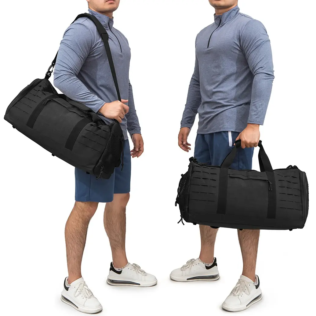 40L Sport Gym Bag Tactical Travel Fitness Training Bag With Shoe Basketball Outdoor Weekender Bags carry on bag hiking backpacks